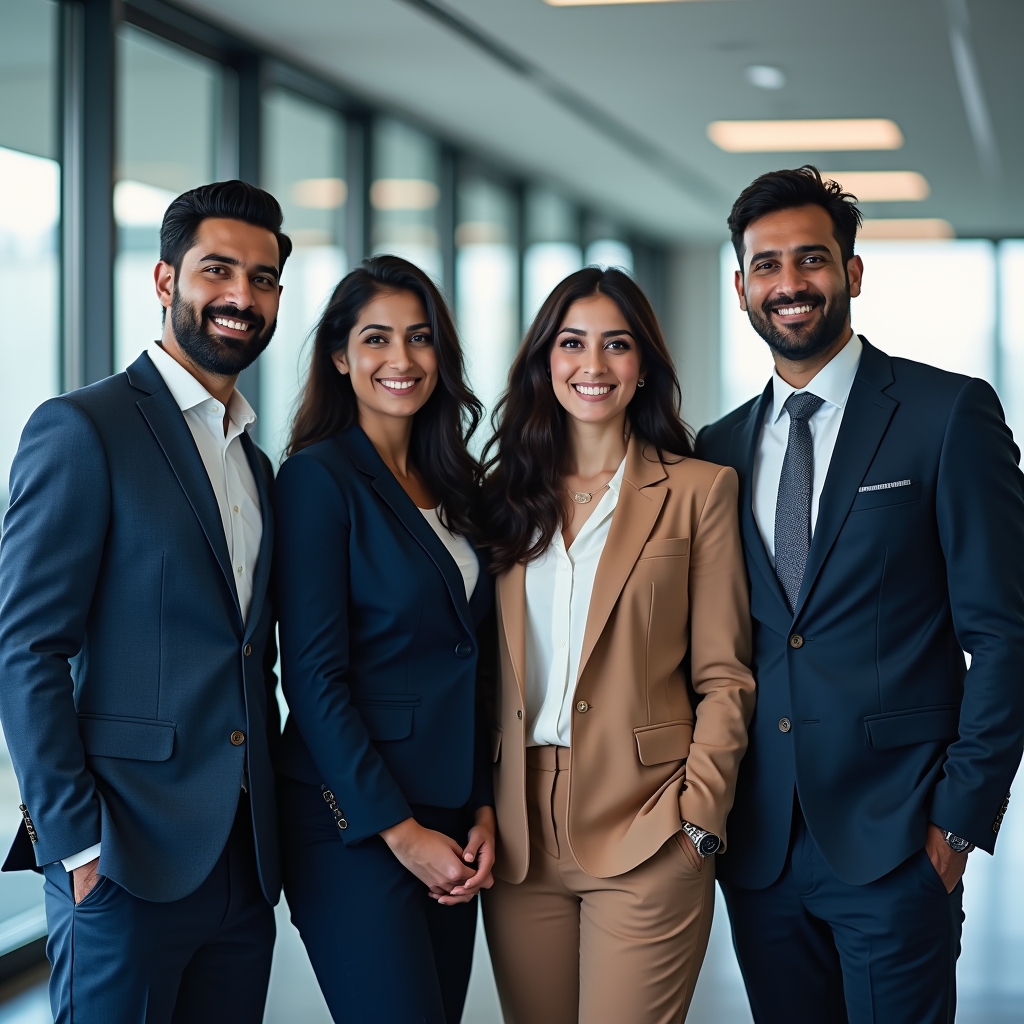 Professional Indian candidates receiving career support and job guidance from consulting firm